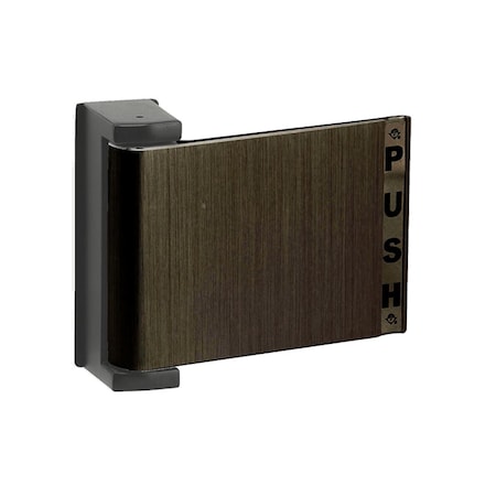 Adams Rite Flat Deadlatch Paddle, Push to Right, For 2-3/4 In. to 3 In. Thick Door, LHR or Exterior of RH, Da 4590-04-03-313